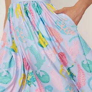 Blackmilk Catmeleon Slinky Pocket Skirt